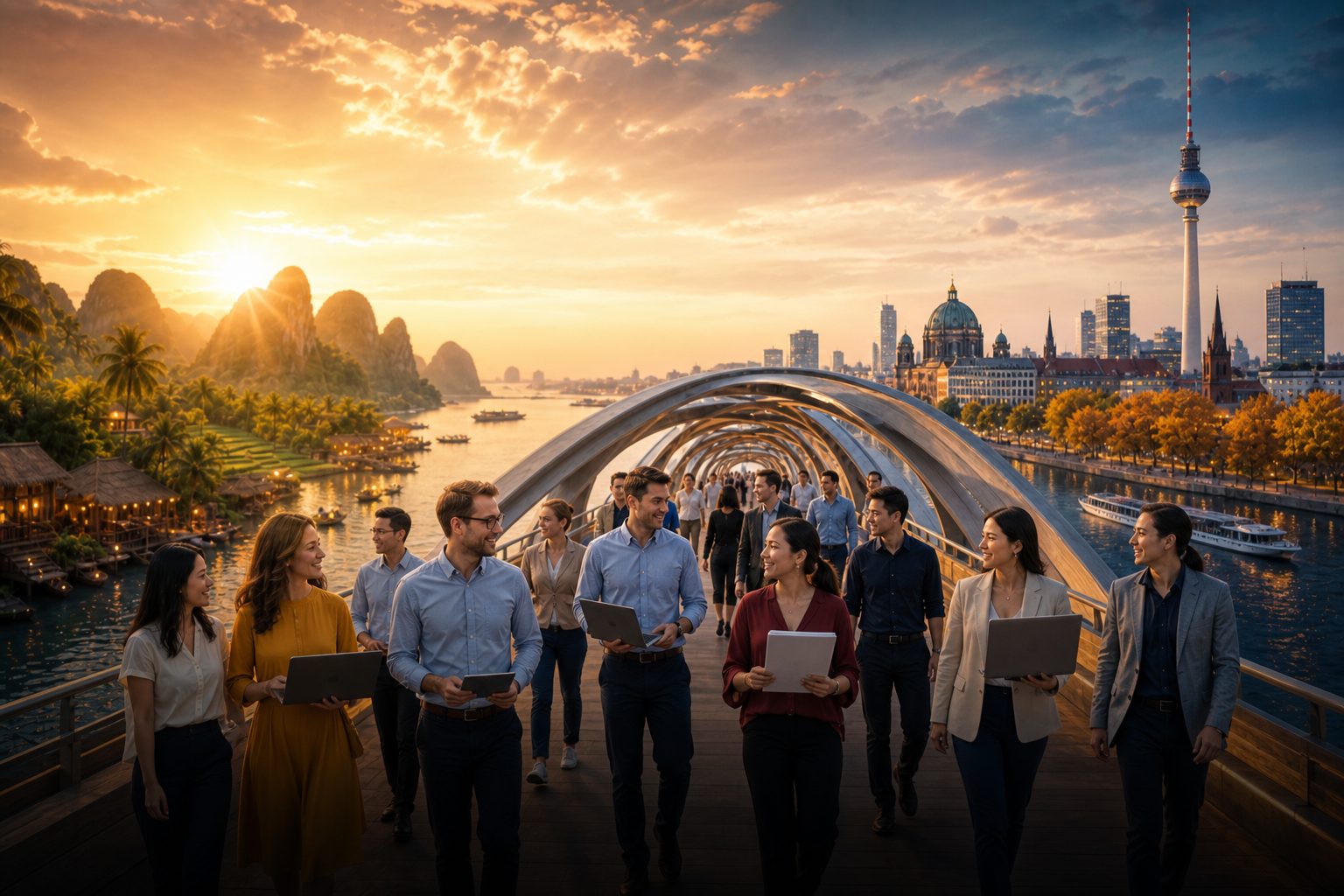 Đội ngũ quốc tế DEVINA trên cầu nối Việt Nam và Đức